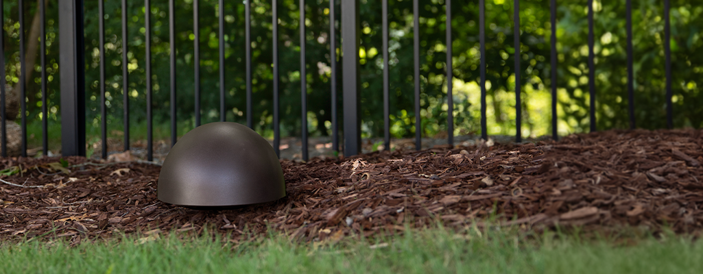 Episode outdoor subwoofer sitting around rocks