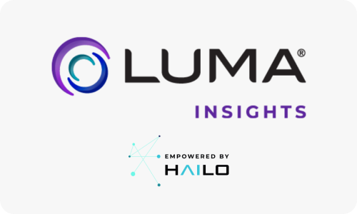 Screenshot of Luma Insights on mobile devices