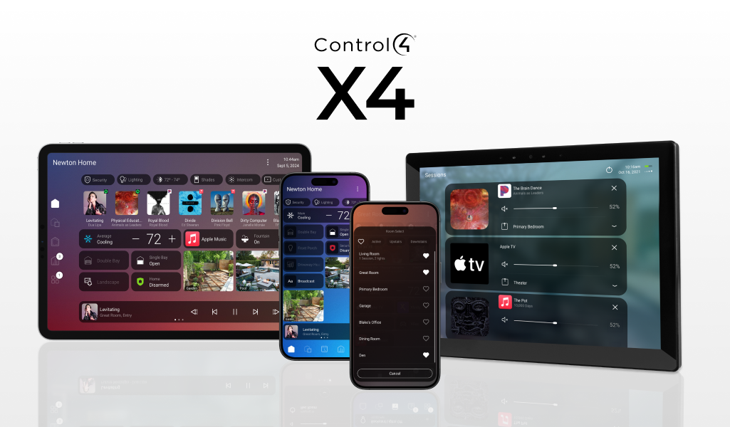 X4 interface on mobile devices