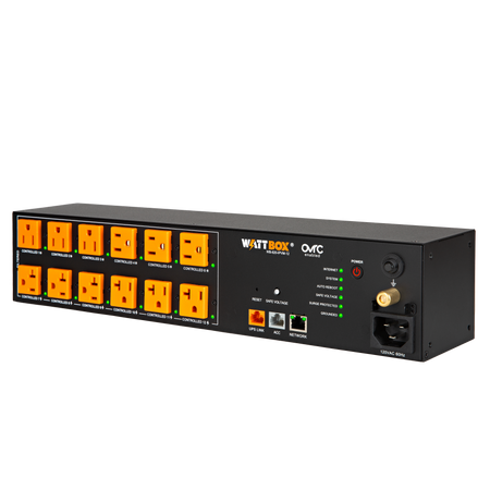 WattBox® 820 Series 20A IP Power Conditioner | 12 Individually Controlled and Metered Outlets 