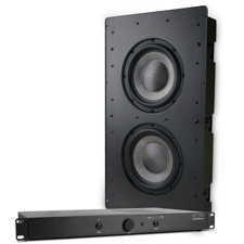 Episode® In-Wall Subwoofer with Dual 8' Woofers and 500W Amplifier - Kit 