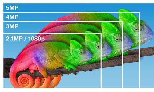 Image of LPR clarity when zoomed on a license plate at night